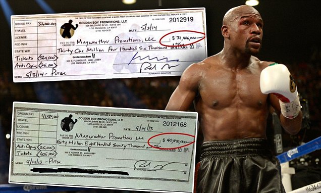 Mayweather’s Net Worth Set To Rise By 37% To US0 Million After Beating Pacquiao | Wealth-X